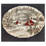 Retired Welcome Home 12' Oval Serving Platter