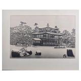 Art Print Of Japan's Kyoto Temple Framed