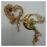 Pair of Kirks Folly Pipedream Fairy and Heart Wist