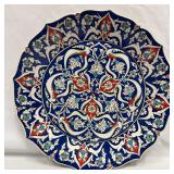 Turkish Altin Cini Hand-Painted Traditional Kutahy