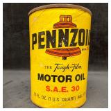 Vintage Pennzoil Oil Can Hideaway Secret Stash Ban