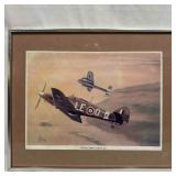 Framed Battle of Britain Douglas Bader Legless Ace