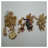 Signed Kirks Folly Fairy and Moonflower Garden Bro