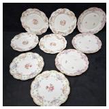 Group of Vintage Limoges and Haviland France Flora