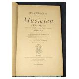 1901 Les Campagnes D'un Musicien Hardcover Book