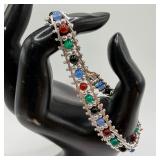 Milor Italy 925 Sterling Silver Riccio Rolling Col
