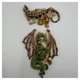 Kirks Folly Draco Dragon and Fantasy Lizard Gnome