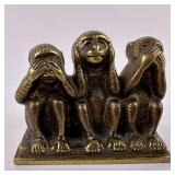Three Wise Monkeys See Hear Speak No Evil Cast Bra