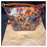 Patricia Nash Floral Leather Crossbody Shoulder Ba