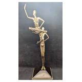 Vintage 38' Resin Tall Man Woman Ballet Statue