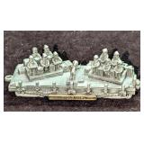 Pewter Santa's Express Joyous Noel Figurine