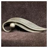 Art Nouveau Modernist Style Sterling Taxco 925 Bro