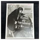 Prohibition Era Photograph Repeal the 18th Amendme