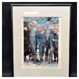 MASH Cast Framed Photo Signed Display R240