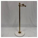 Freestanding Brushed Brass Style Toilet Paper Hold