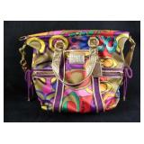 Rare Coach Poppy Purse Bag Tote 14377