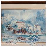 Jim Gerard Amalfi Coast Italy Artist Proof Signed