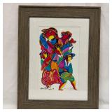 Chaim Parchi Signed Limited Edition Colorful Figur
