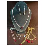 Beaded Heart Jewelry Bundle