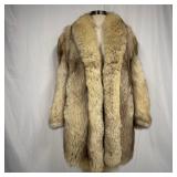 Natural Fox Fur Coat Medium Length FurI9