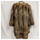 Japanese Raccoon Dog Tanuki Fur Coat FurGG