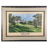 Framed Linda Hartough LE Litho Olympic Golf Club