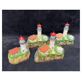 Harbour Lights Kilauea Point Figures 3 Hand Signed
