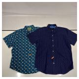 Robert Grahams Blue Colored Patterned Mens Short S