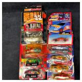 10 NASCAR Die-Cast Cars Hot Wheels Matchbox Racing