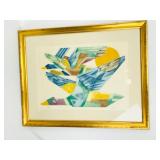 Abstract Flying Geese Color Print