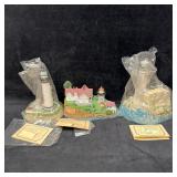3 Harbour Lights California Lighthouse Figurines Y