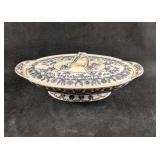 Ceramic Japanese Serving Dish With Lid