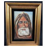 Old Man Portrait Oil Painting