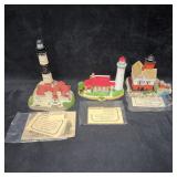 Landmark Harbour Lights Michigan Lighthouse Figuri