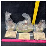 Three Harbour Lights New York Lighthouse Figurines