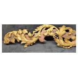 Antique Carved Wood Wall Decor