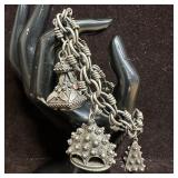 Natural Stone Five Charm Victorian Etruscan Style