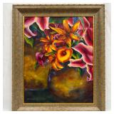 Rachel Thompson Signed Floral Still Life Painting