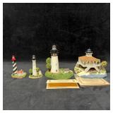 Four Florida Harbour Lights Lighthouse Landmark Fi