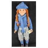 Linda's Little Ladies Porcelain Redhead Girl Doll