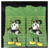 Two Old Navy Disney Mickey Mouse St. Patrick's Day