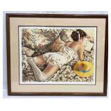 Framed & Signed Limited Edition Serigraph 'The Let