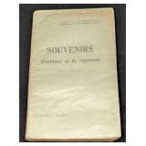 Souvenirs D'enfance Et De Regiments Softcover Book
