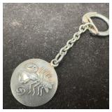 OVM Sterling Silver Denmark Scorpio Zodiac Sign Ke