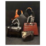 Black and Brown Womens Leather Fashion Bags Collec