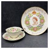 Queen Elizabeth II Coronation Commemorative Plate