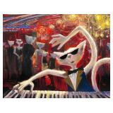 S&N Ivan Clarke 'Jazz Tom' Framedï¿½Giclï¿½e