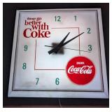 Modified 1960's Coca Cola Color Change Wall Clock