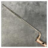 Brown Heavy Wear Socket Rifle Bayonet Unmarked