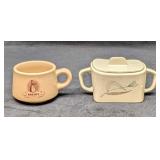 Vintage Franciscan Trio Sugar Bowl & Baker's Resta